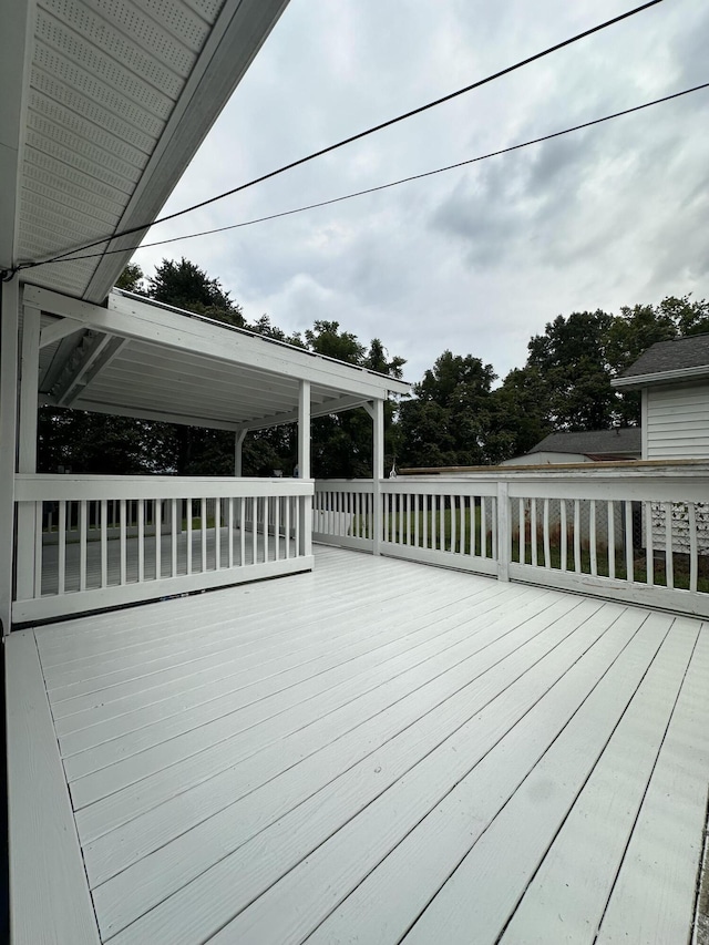 view of deck