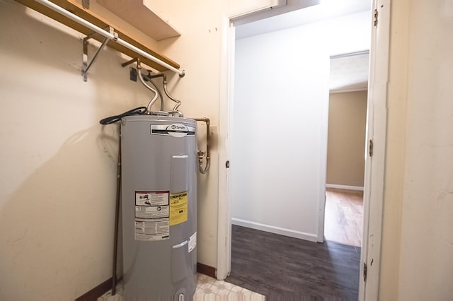 utilities featuring electric water heater