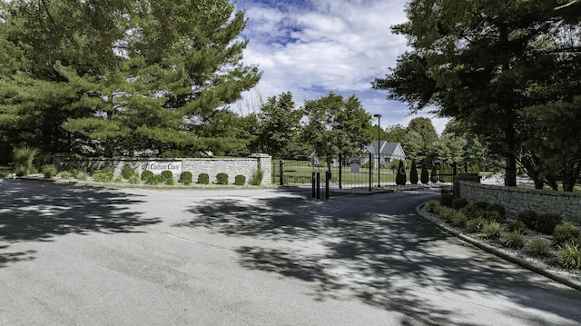 554 Colson Dr, Bronston, KY 42518 - view of street featuring a gate and curbs