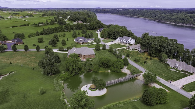 554 Colson Dr, Bronston, KY 42518 - bird's eye view with a water view