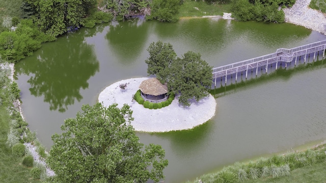 554 Colson Dr, Bronston, KY 42518 - birds eye view of property featuring a water view