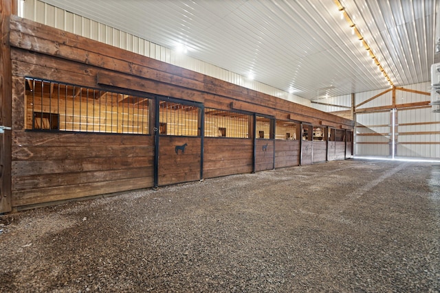 view of stable