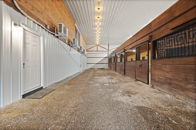 view of stable