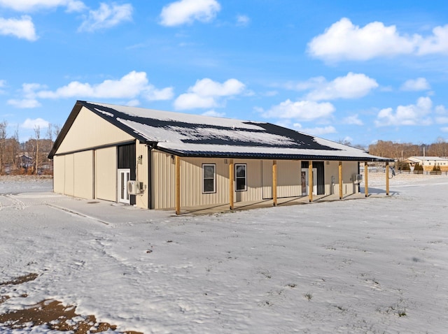 view of horse barn