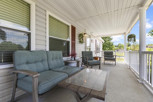 view of patio / terrace featuring a porch