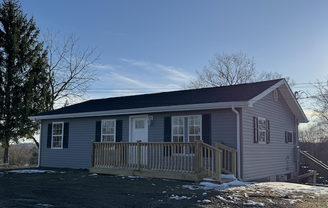 view of front of home