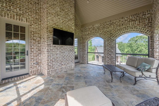 view of patio / terrace with outdoor lounge area