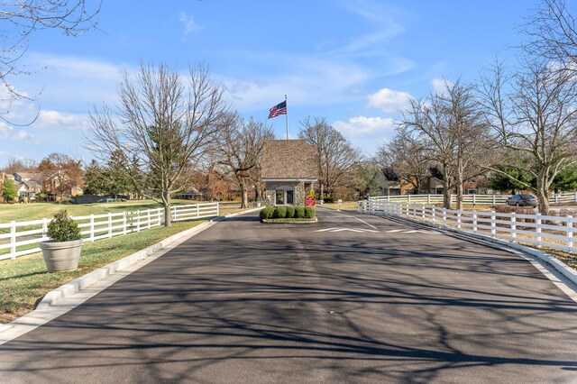 1649 Silver Pheasant Cir, Lexington, KY 40511 - view of street with a gated entry and curbs