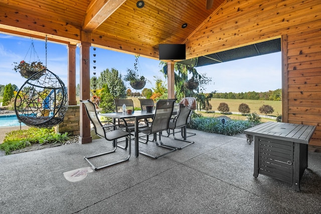 view of patio / terrace with outdoor dining area