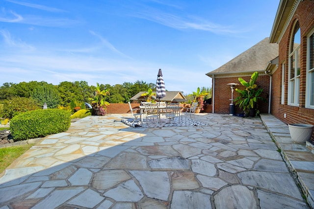 view of patio / terrace featuring outdoor dining area