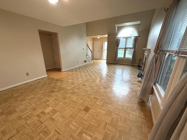 10509 Bay Pointe Ct, Louisville, KY 40241 - spare room with baseboards and stairway