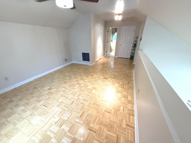 10509 Bay Pointe Ct, Louisville, KY 40241 - bonus room with a ceiling fan and vaulted ceiling