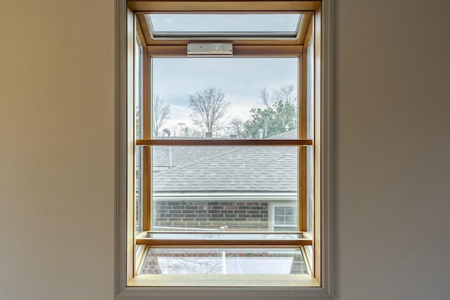 view of room details