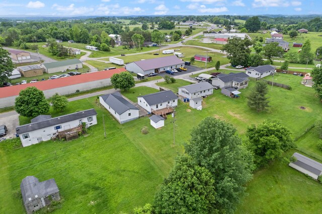 drone / aerial view featuring a residential view