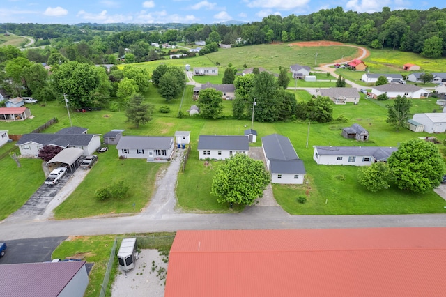 birds eye view of property featuring a residential view