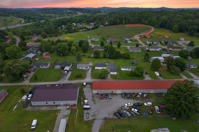 drone / aerial view featuring a residential view