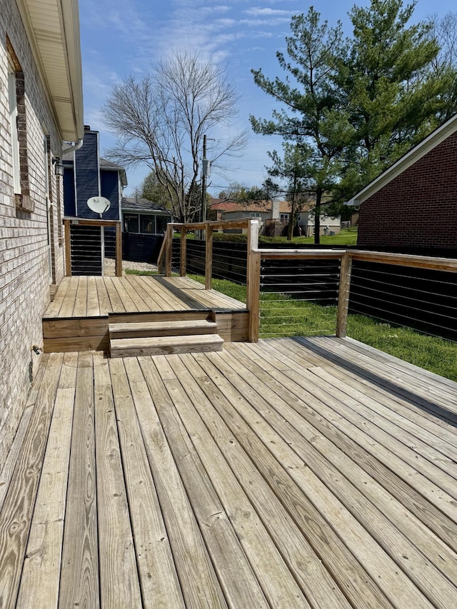 view of deck