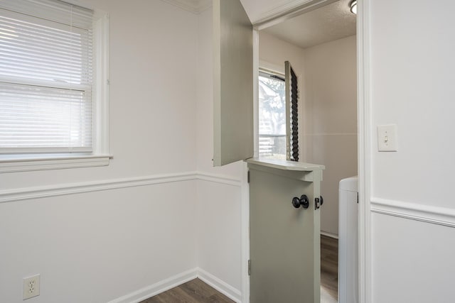 bathroom featuring wood finished floors