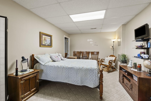136 Country Ln, Lancaster, KY 40444 - bedroom featuring a paneled ceiling and carpet floors