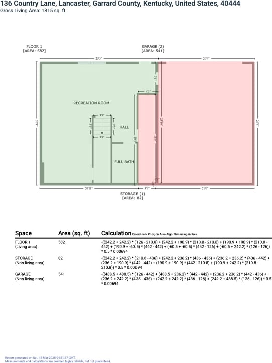 136 Country Ln, Lancaster, KY 40444 - home floor plan