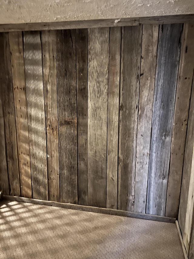 details with wooden walls