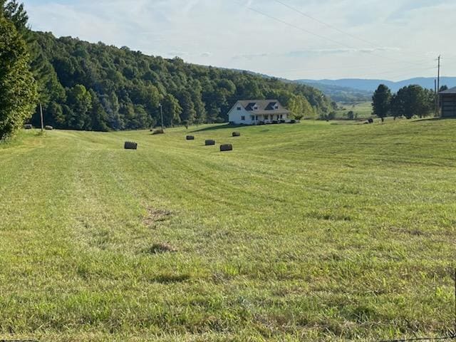 exterior space featuring a rural view