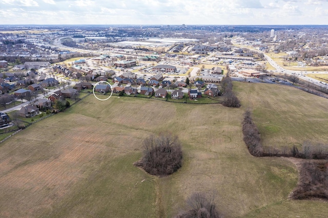 drone / aerial view featuring a residential view