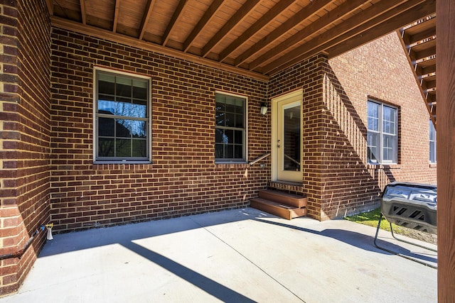 view of patio / terrace with entry steps