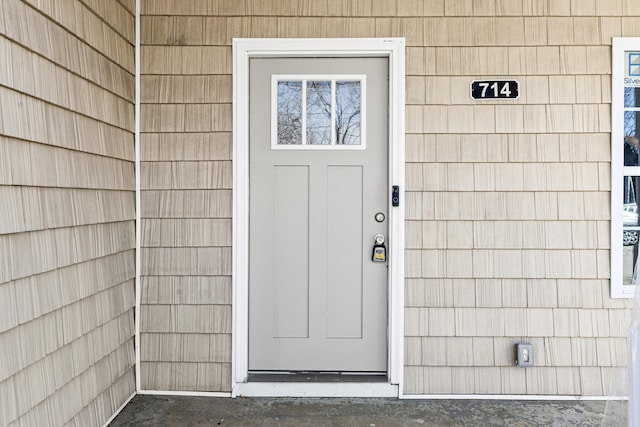 view of entrance to property