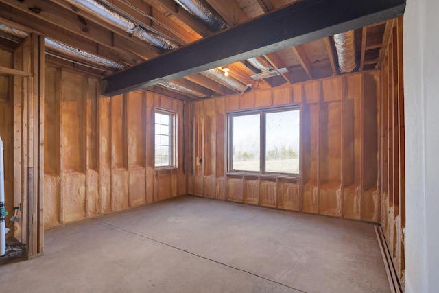 miscellaneous room featuring concrete flooring