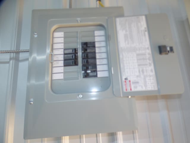 utilities featuring electric panel