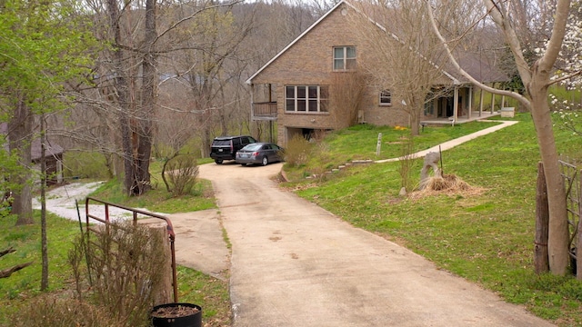 exterior space with driveway