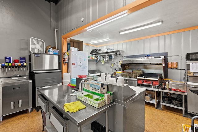 kitchen featuring tile patterned floors