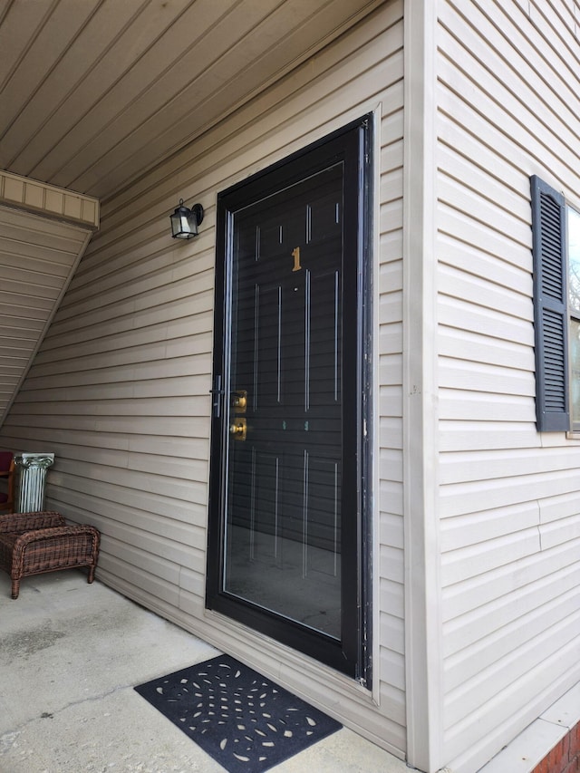 view of entrance to property