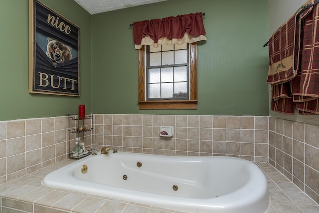 bathroom with a jetted tub