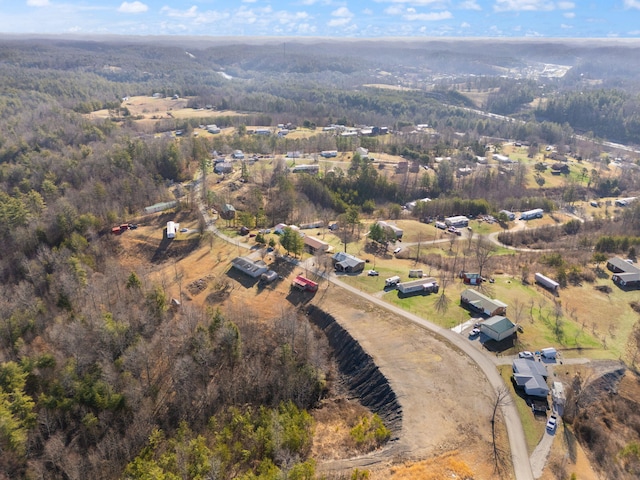 aerial view with a view of trees