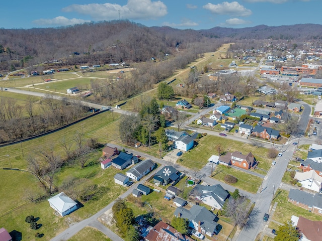 bird's eye view featuring a residential view