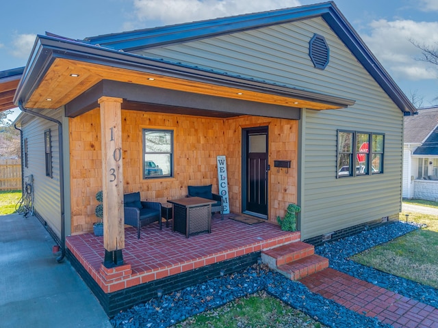 exterior space with a patio