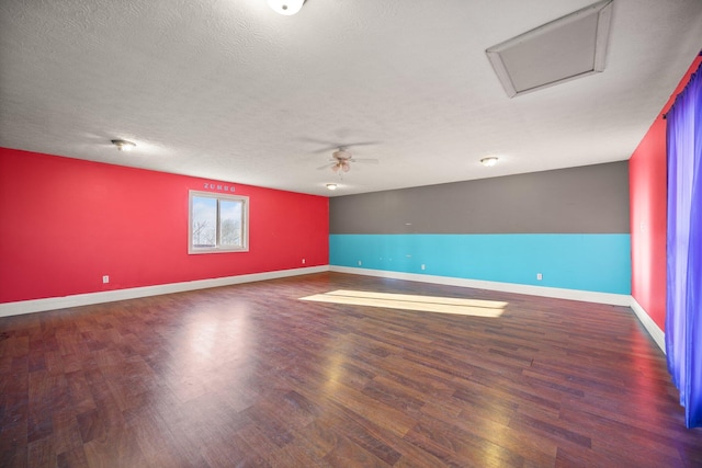 1343 Bastin Creek Rd, Kings Mountain, KY 40442 - spare room with baseboards, a ceiling fan, and wood finished floors