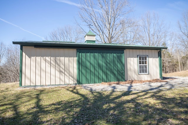 view of outbuilding with an outdoor structure