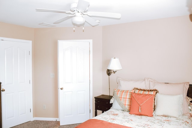 415 David Ln, Winchester, KY 40391 - bedroom featuring carpet floors and ceiling fan