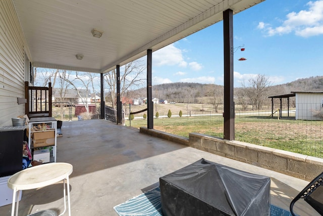 view of patio