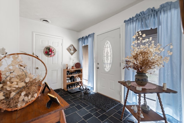 entrance foyer with visible vents