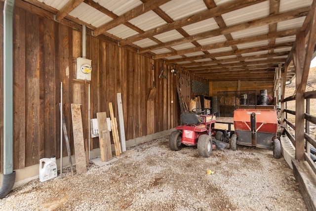 miscellaneous room featuring a garage