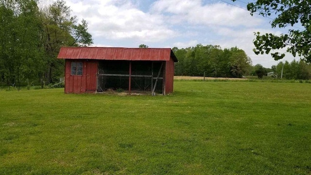 view of outbuilding with an outbuilding