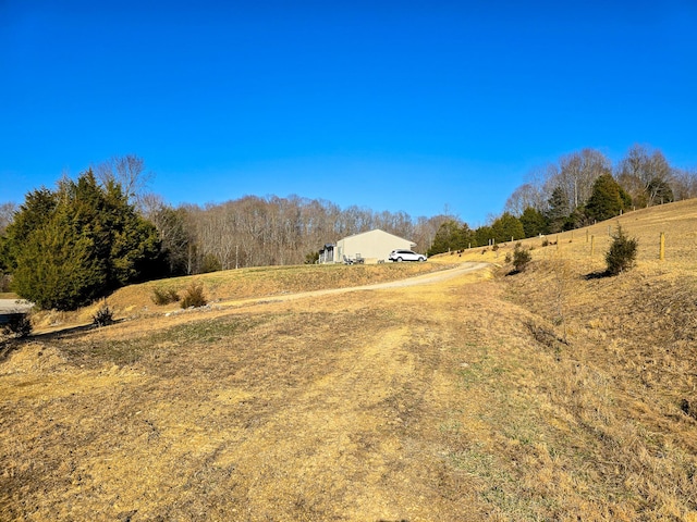 exterior space featuring a rural view