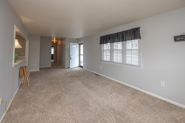 interior space with baseboards