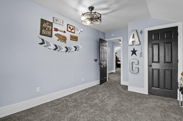 4200 Grays Run Pike, Cynthiana, KY 41031 - foyer with baseboards and dark carpet