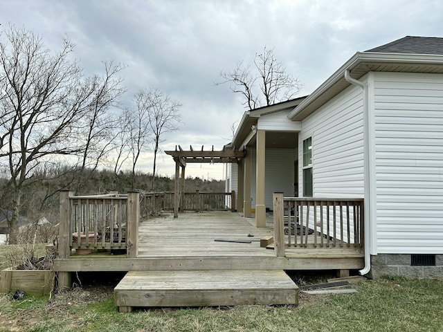 view of deck