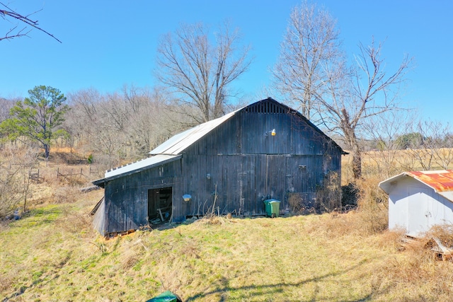 view of barn